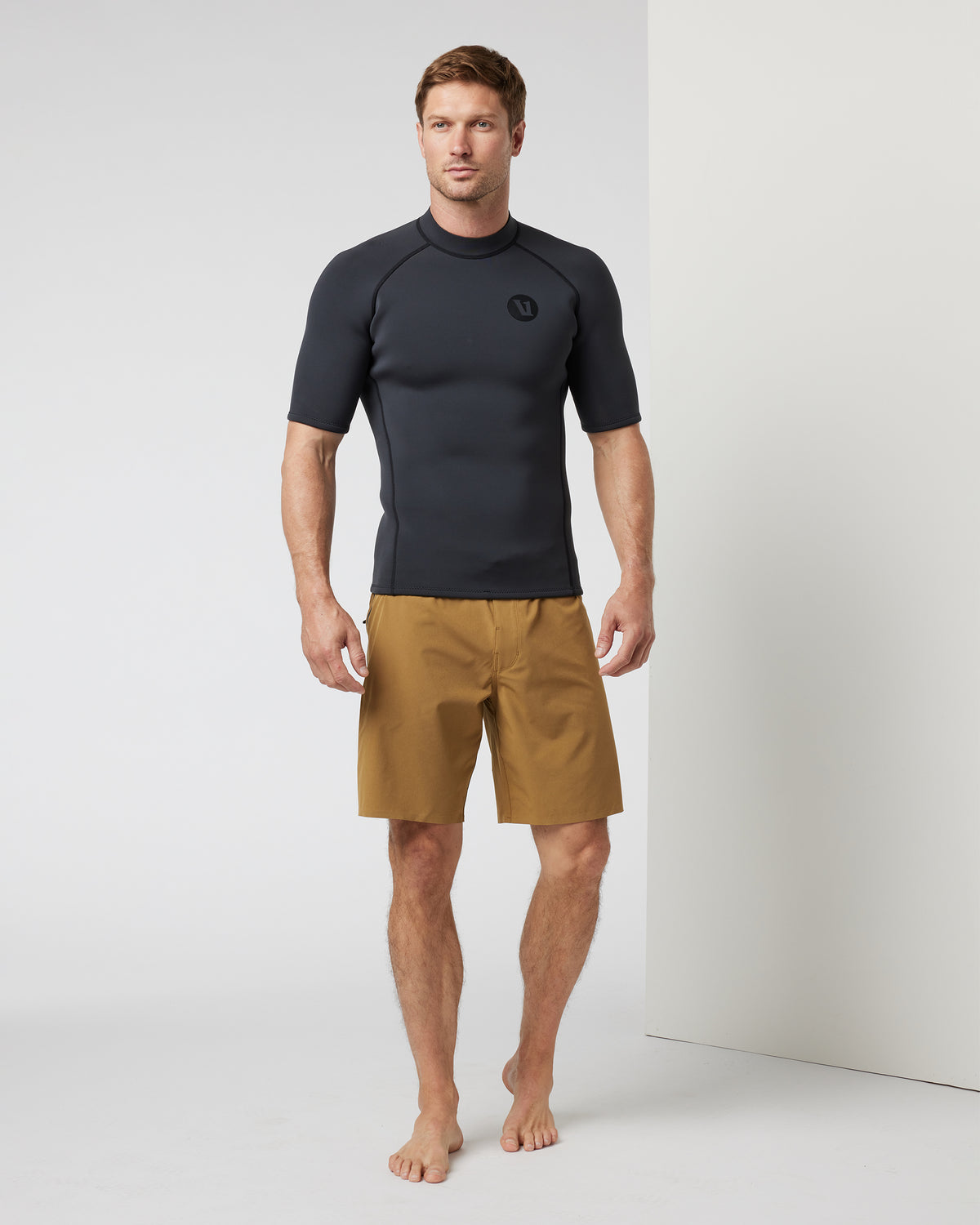 Short Sleeve Yulex Wetsuit Top Washed Black | Vuori discount - US 1945