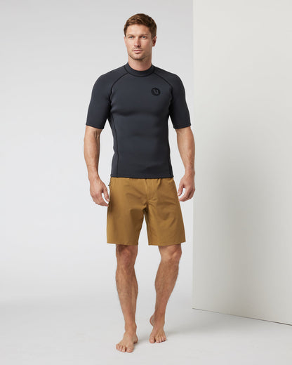 Short Sleeve Yulex Wetsuit Top Washed Black | Vuori discount - US 1945