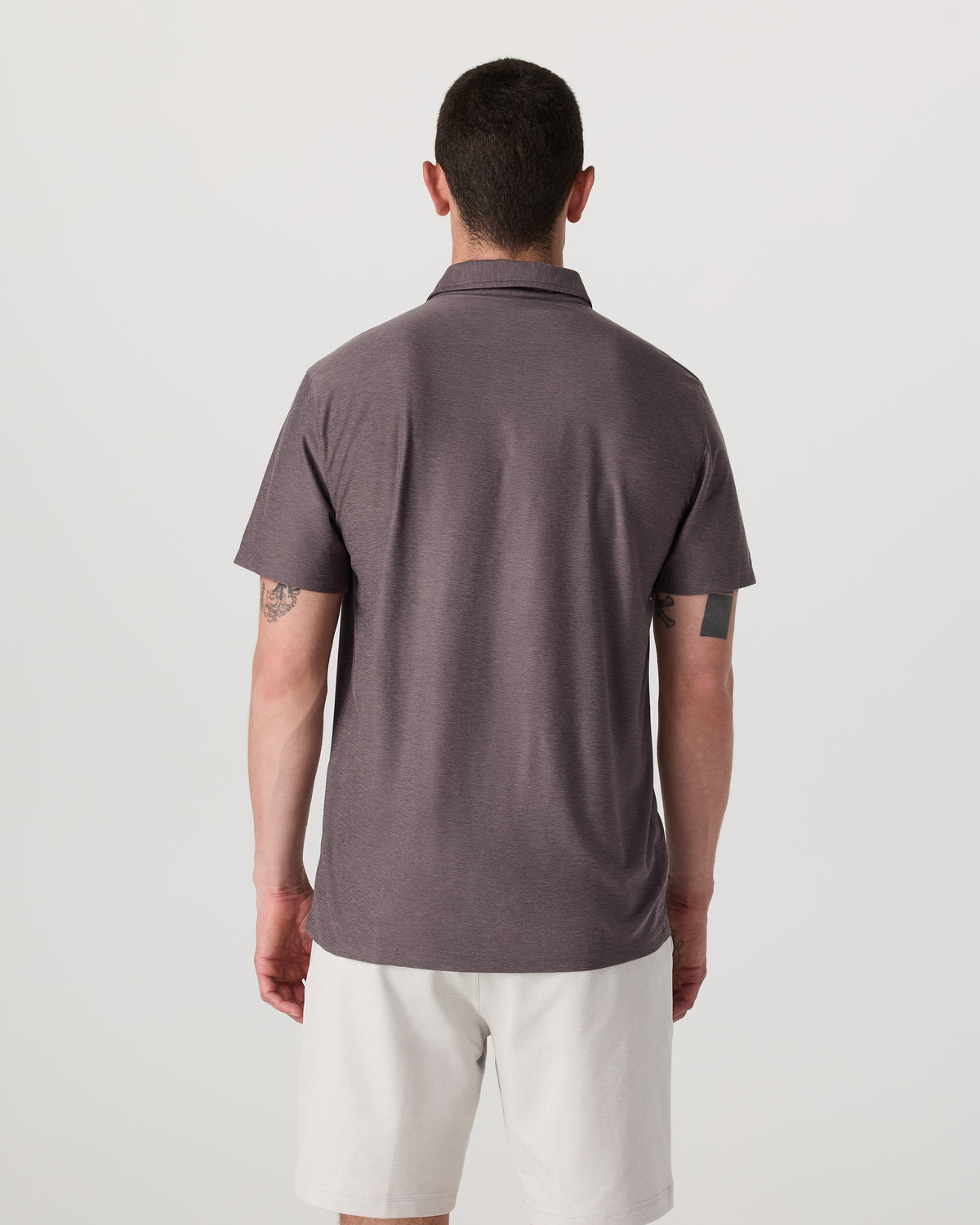 Strato Tech Polo Men's Huckleberry Heather Polo Shirt | Vuori shop - US 1288