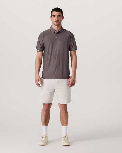 Strato Tech Polo Men's Huckleberry Heather Polo Shirt | Vuori shop - US 1288