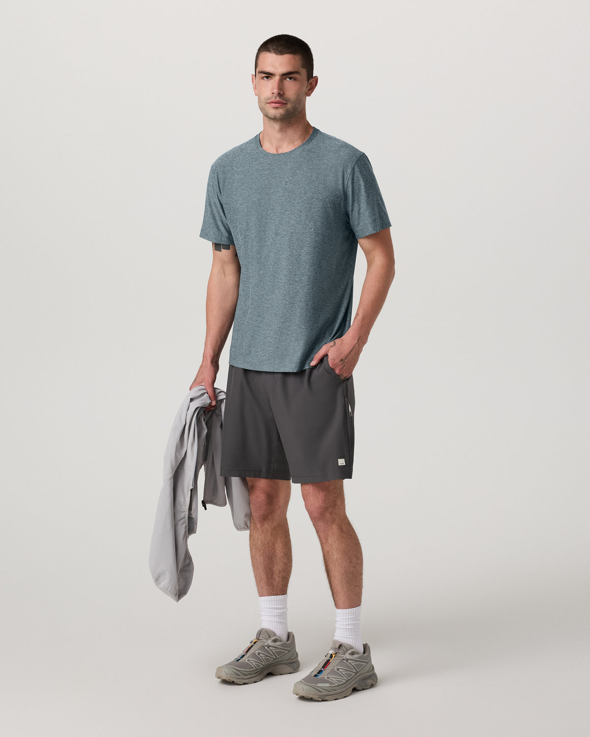 Short Sleeve Strato Tee - Relaxed Fit Kashmir Heather | Vuori sale - US 9349