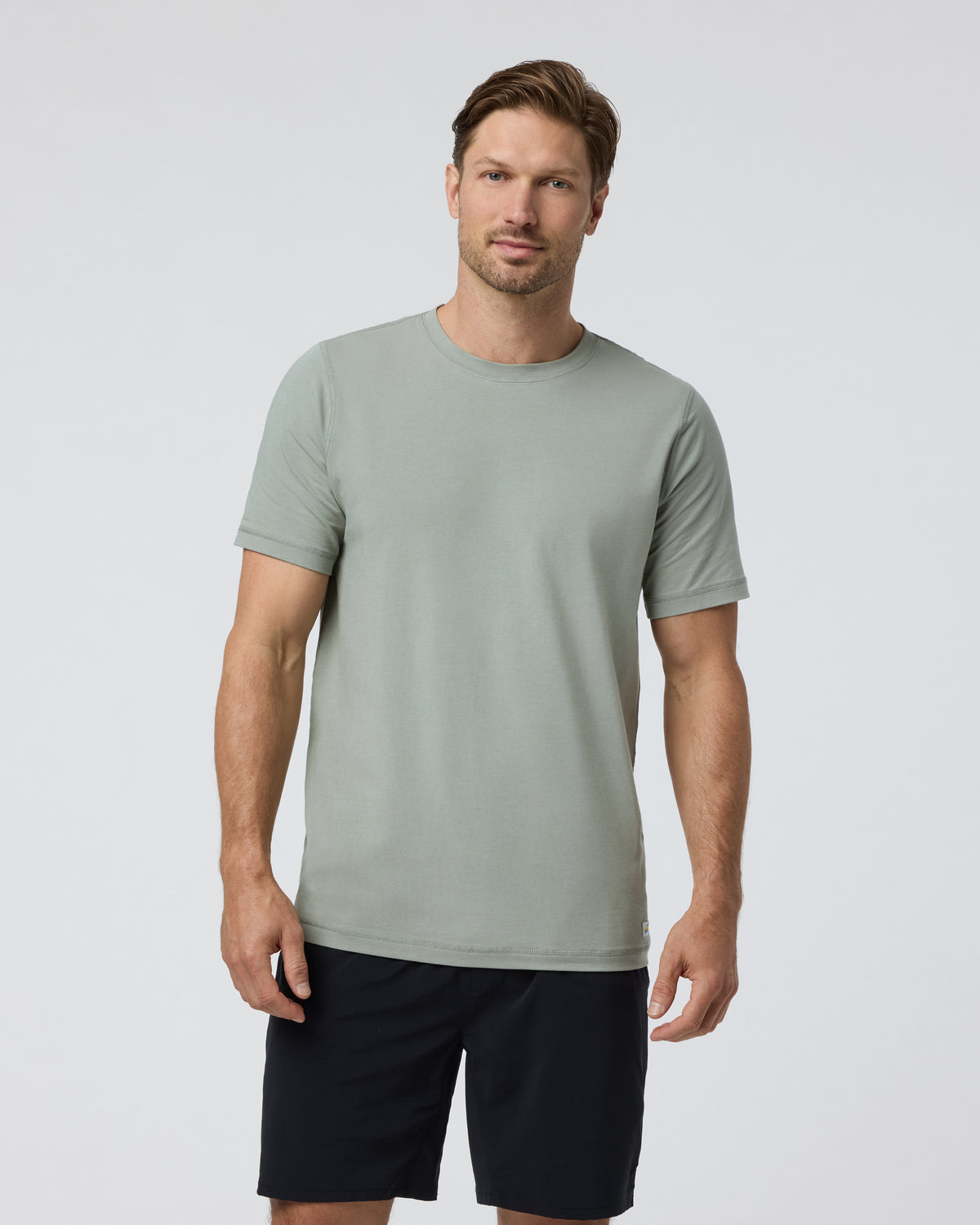 Tuvalu Tee Agave Green Cotton T-Shirt | Vuori onsale - US 4894