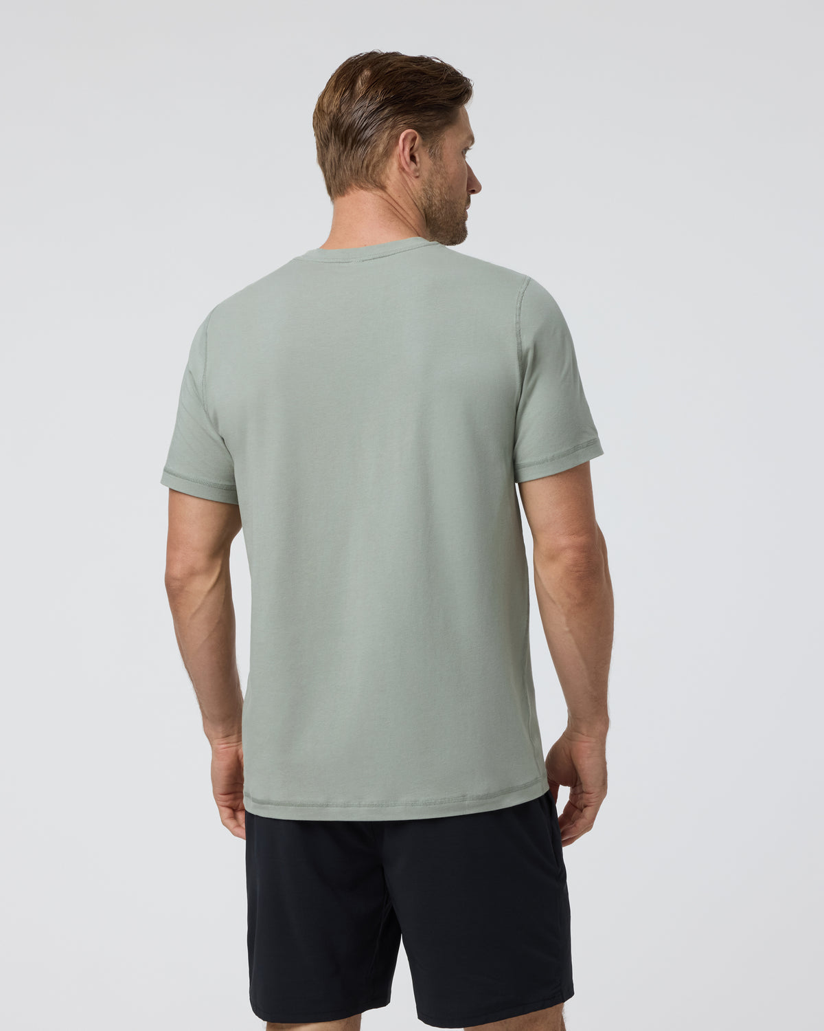 Tuvalu Tee Agave Green Cotton T-Shirt | Vuori onsale - US 4894