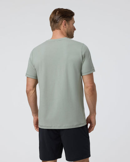 Tuvalu Tee Agave Green Cotton T-Shirt | Vuori onsale - US 4894
