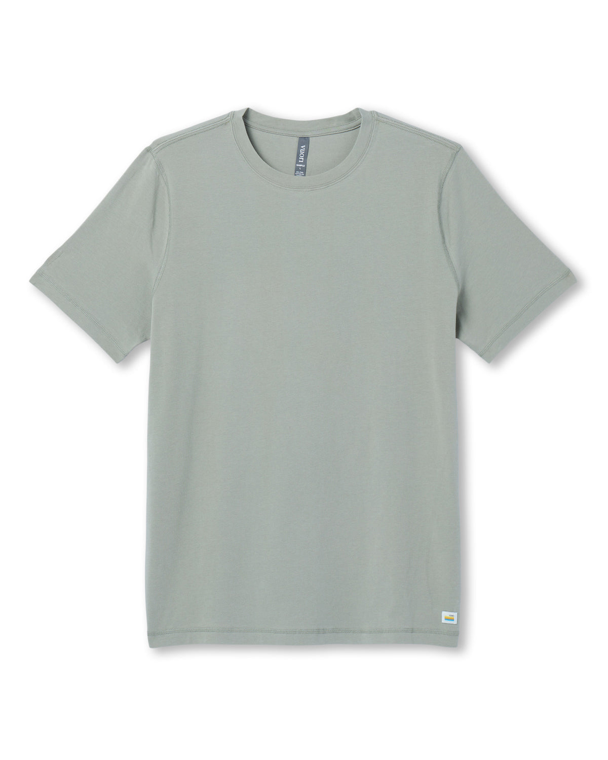 Tuvalu Tee Agave Green Cotton T-Shirt | Vuori onsale - US 4894