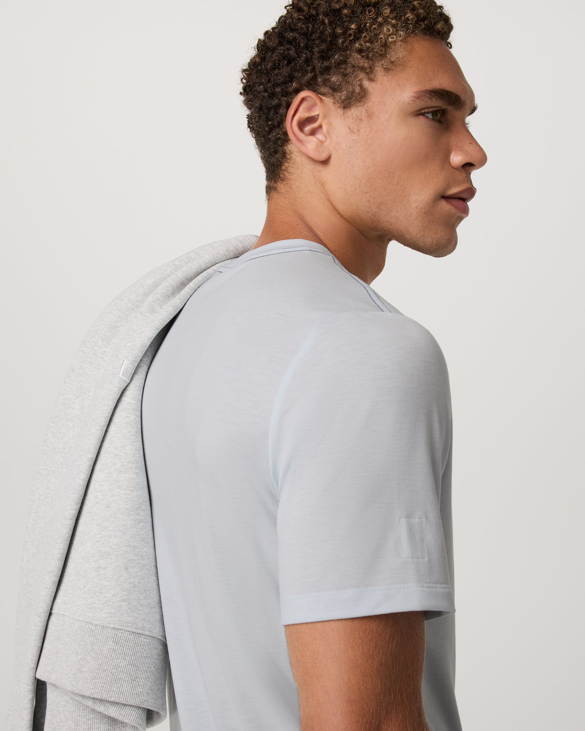 Current Tech Tee Men's Performance Shirt in Light Mist | Vuori for sale - US 5678
