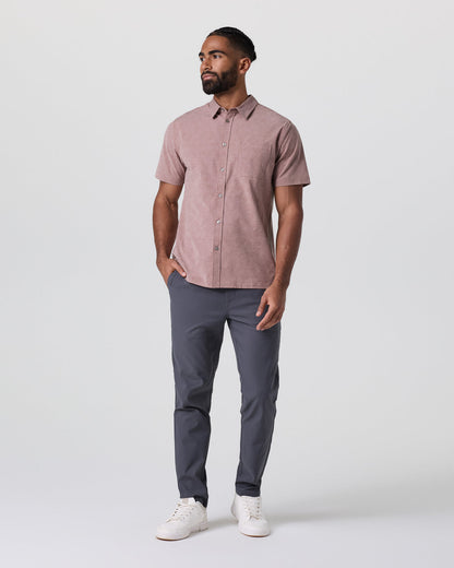Short Sleeve Bridge Button Down Zion Rose Water Lily | Vuori online - US 4491
