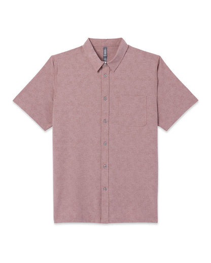 Short Sleeve Bridge Button Down Zion Rose Water Lily | Vuori online - US 4491
