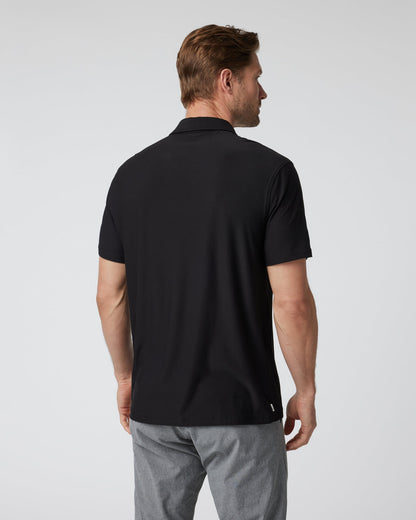 Short Sleeve Strato Button Down Men's Black Shirt | Vuori discount - US 4596