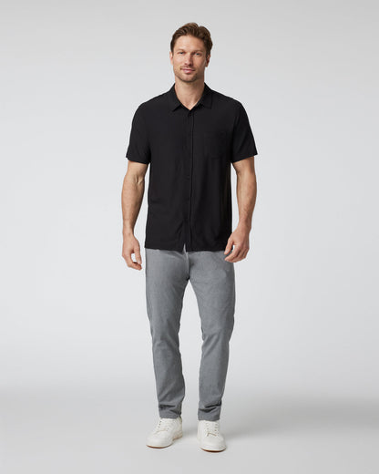 Short Sleeve Strato Button Down Men's Black Shirt | Vuori discount - US 4596