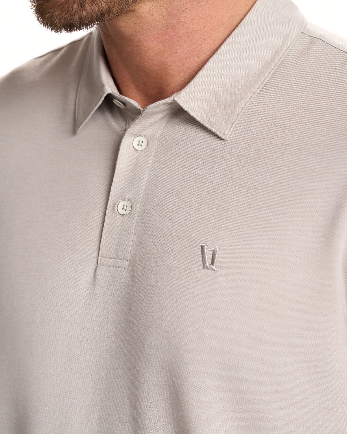 Knit Twill Polo Men's Beachsand Heather Golf Polo | Vuori sale - US 2224