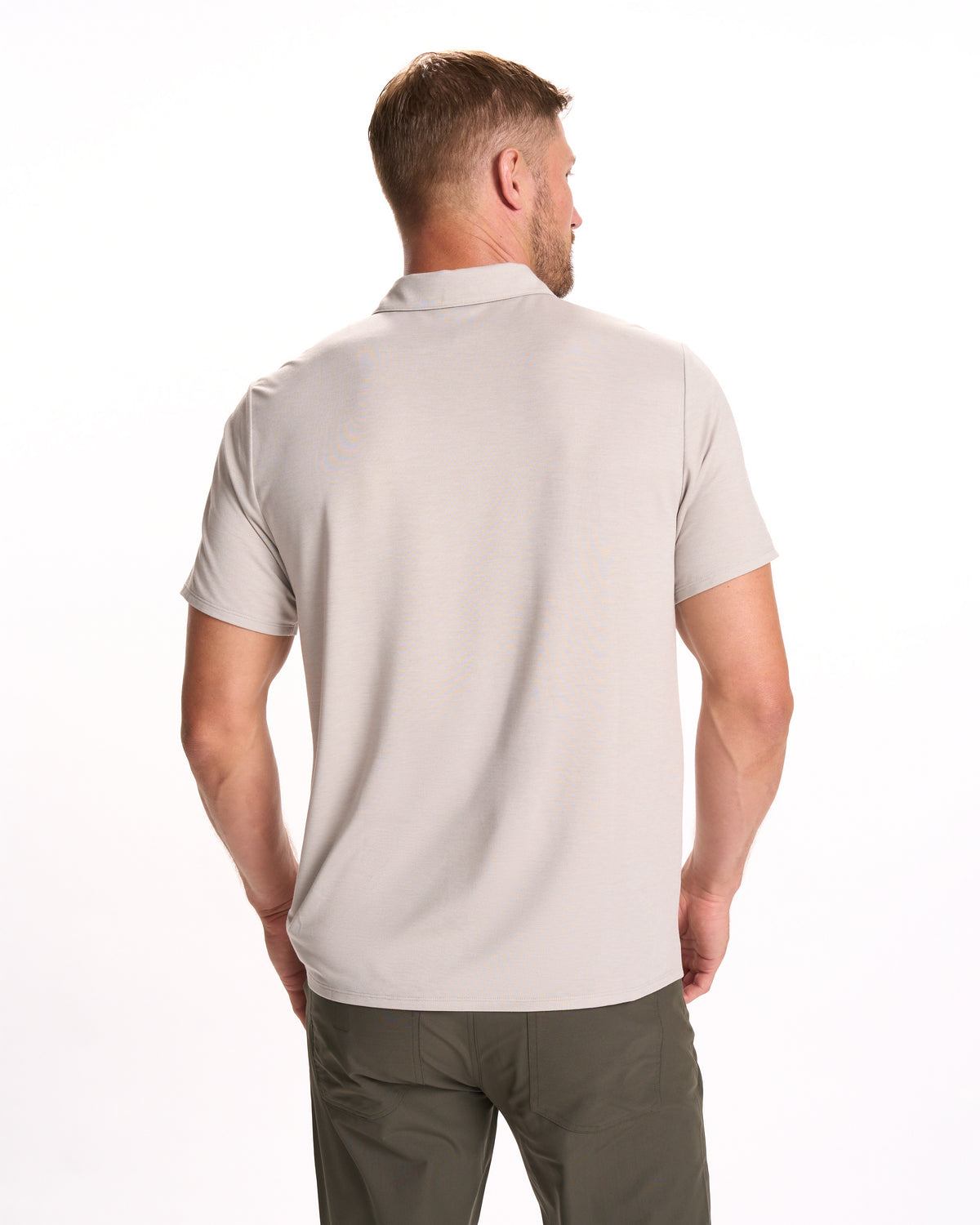 Knit Twill Polo Men's Beachsand Heather Golf Polo | Vuori sale - US 2224
