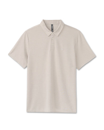 Knit Twill Polo Men's Beachsand Heather Golf Polo | Vuori sale - US 2224