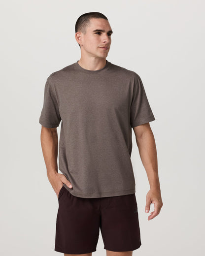Men's Short Sleeve Ponto Tee - Relaxed Huckleberry | Vuori for sale - US 5492