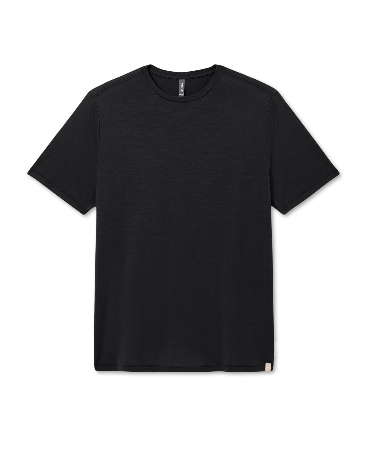 Short Sleeve Merino Wool Tee Men's Black Knit Shirt | Vuori discount - US 2910
