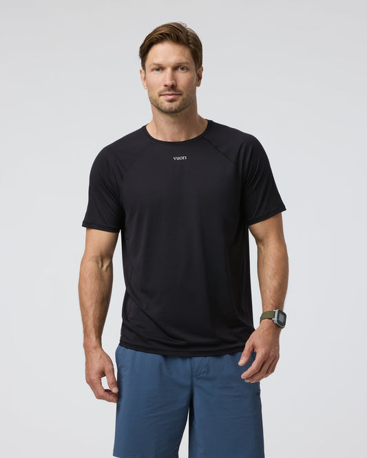 Short Sleeve Precept Tech Tee Black | Vuori outlet - US 4429