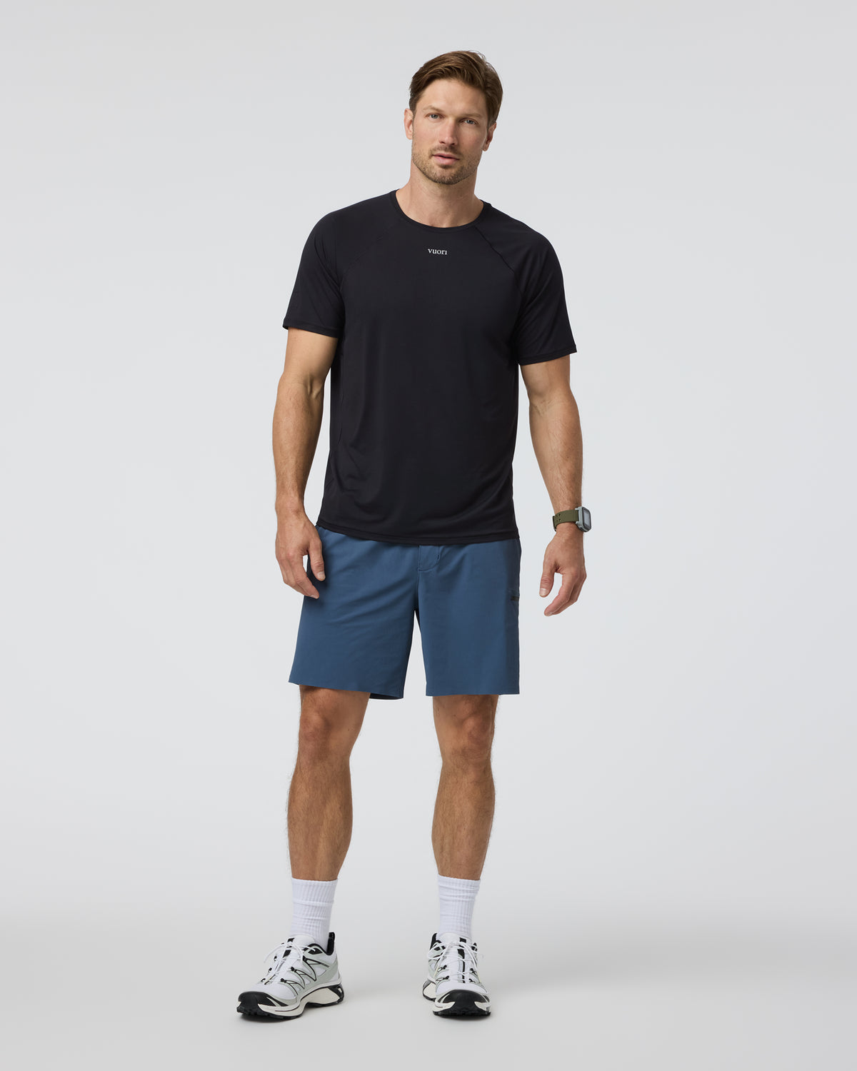 Short Sleeve Precept Tech Tee Black | Vuori outlet - US 4429