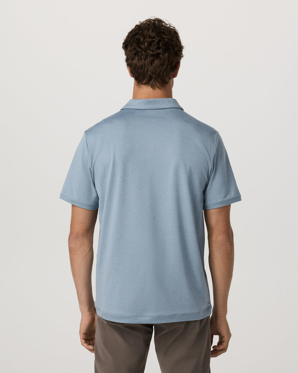 Men's Short Sleeve Ponto Performance Polo Flint Heather | Vuori shop - US 6658