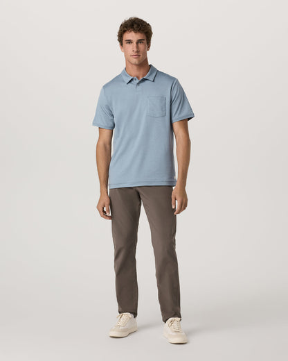 Men's Short Sleeve Ponto Performance Polo Flint Heather | Vuori shop - US 6658