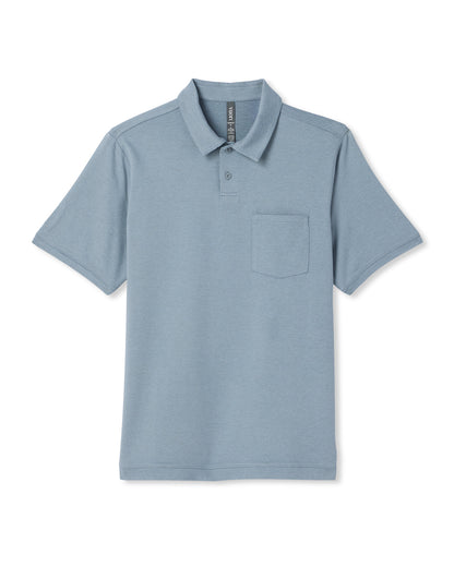 Men's Short Sleeve Ponto Performance Polo Flint Heather | Vuori shop - US 6658