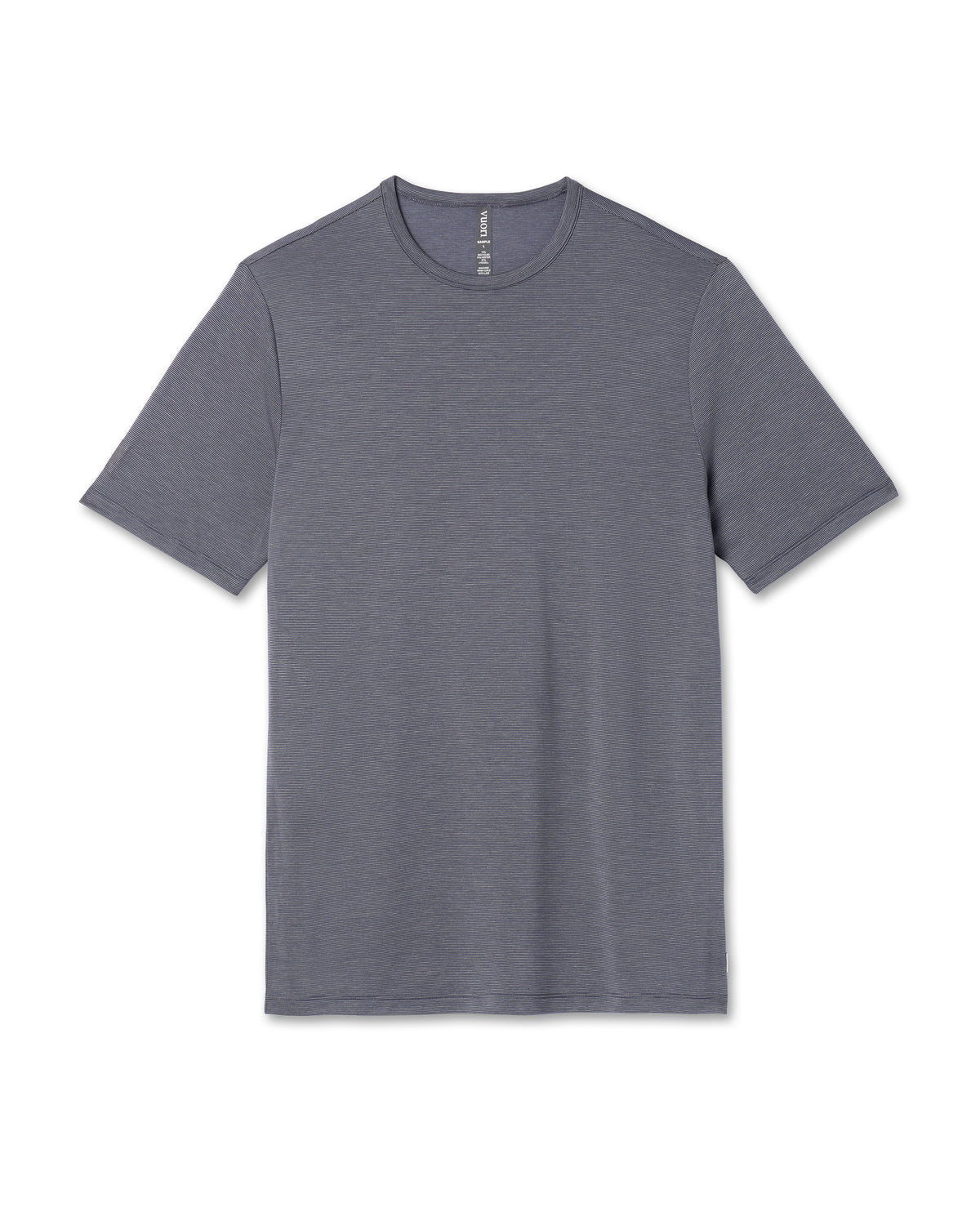 Short Sleeve Marina Stripe Tee Dark Pewter Run Shirt | Vuori sale - US 4869