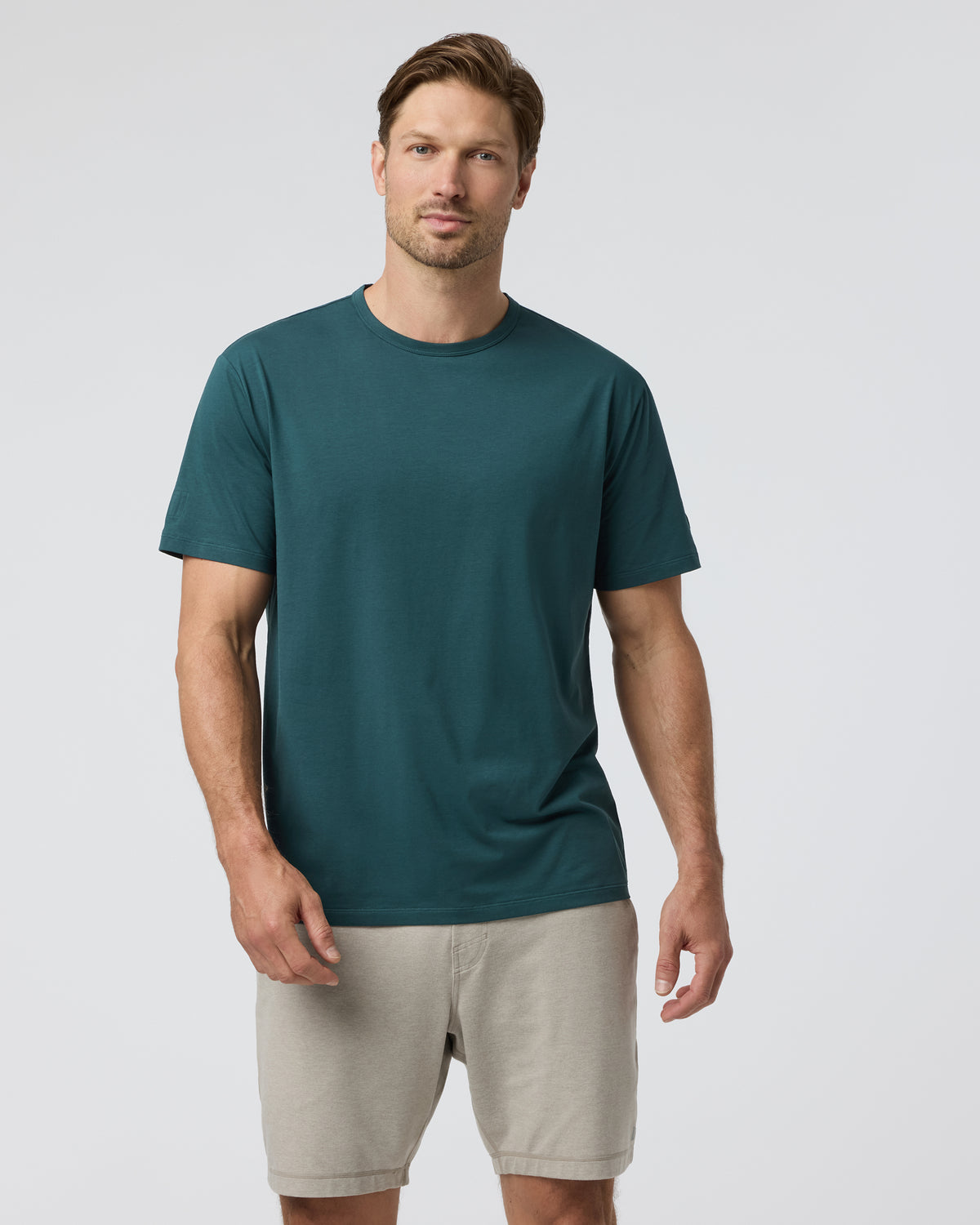 Short Sleeve Feather Tee - Relaxed Fit Deep Sea | Vuori onsale - US 2838