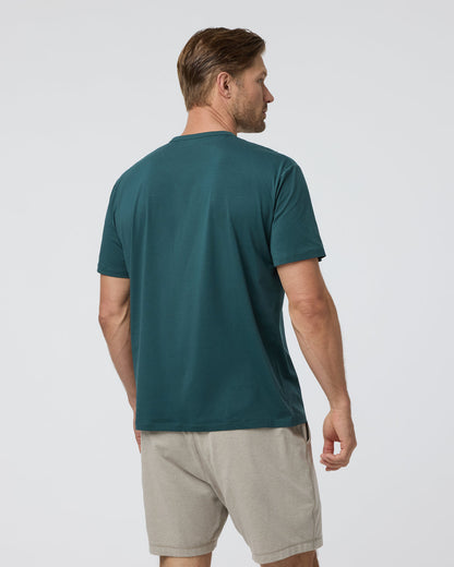 Short Sleeve Feather Tee - Relaxed Fit Deep Sea | Vuori onsale - US 2838