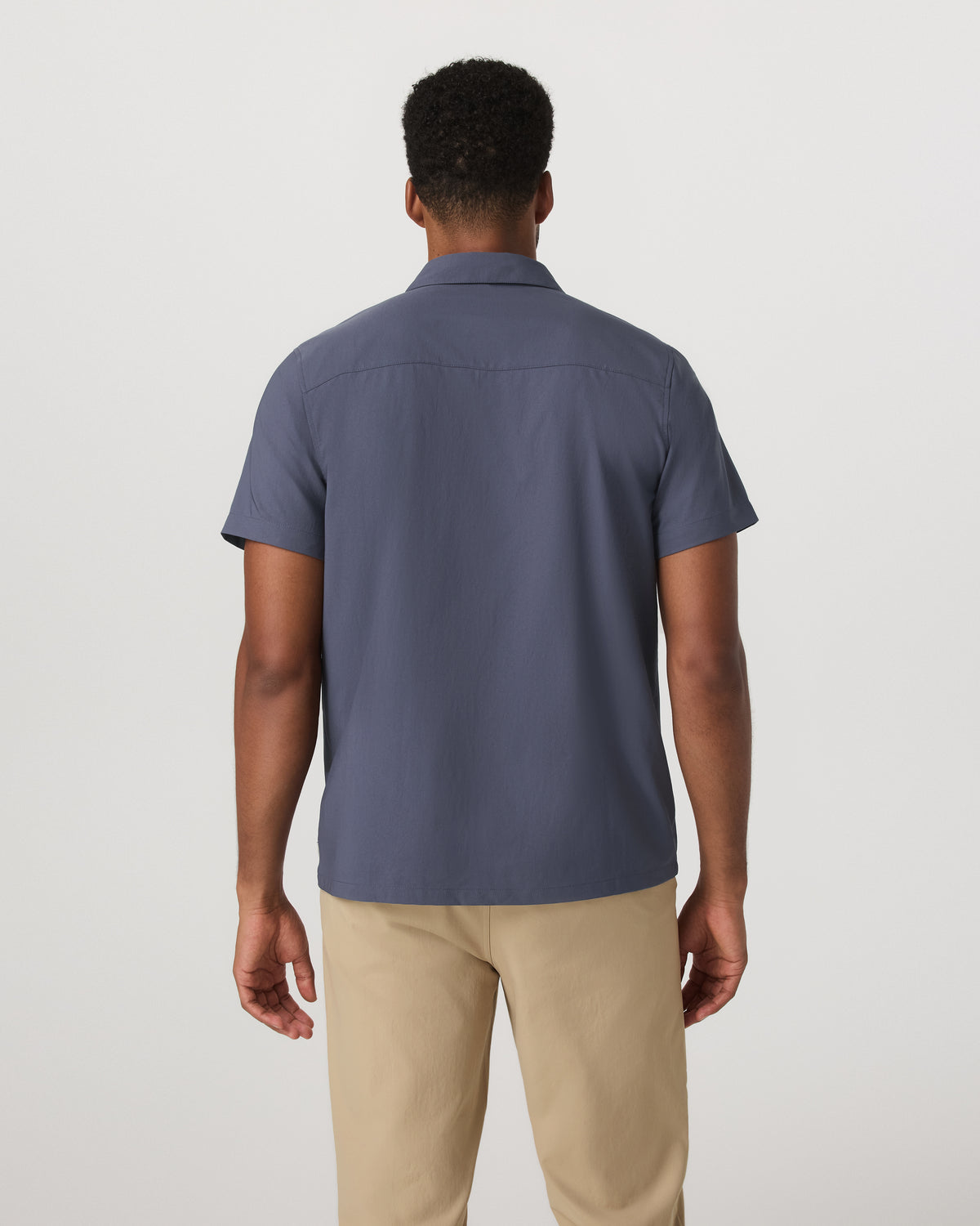 Short Sleeve Manhattan Button Down Men's Azure Shirt | Vuori for sale - US 6600