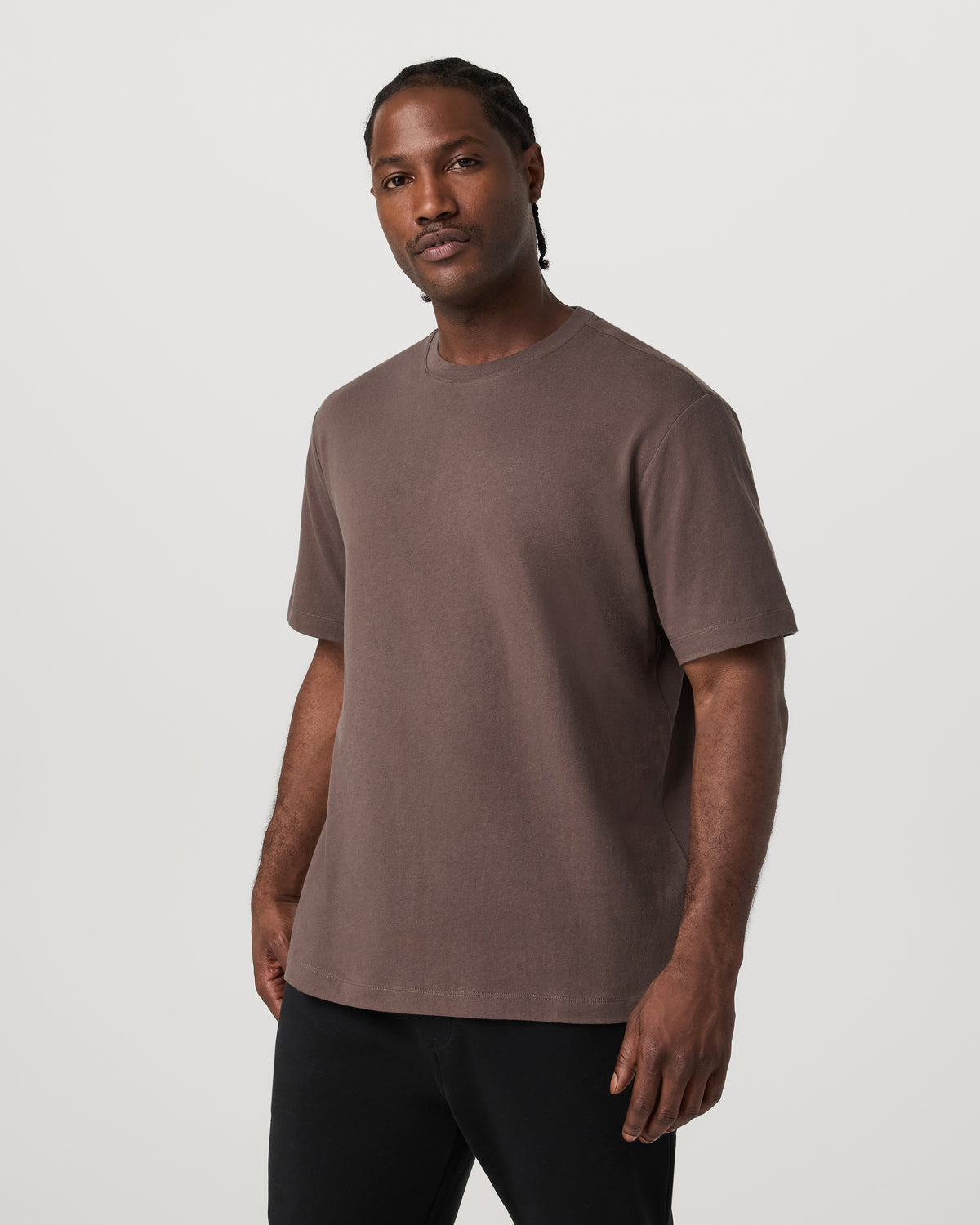 Men's Short Sleeve Heavyweight Cotton Tee Huckleberry | Vuori discount - US 6321