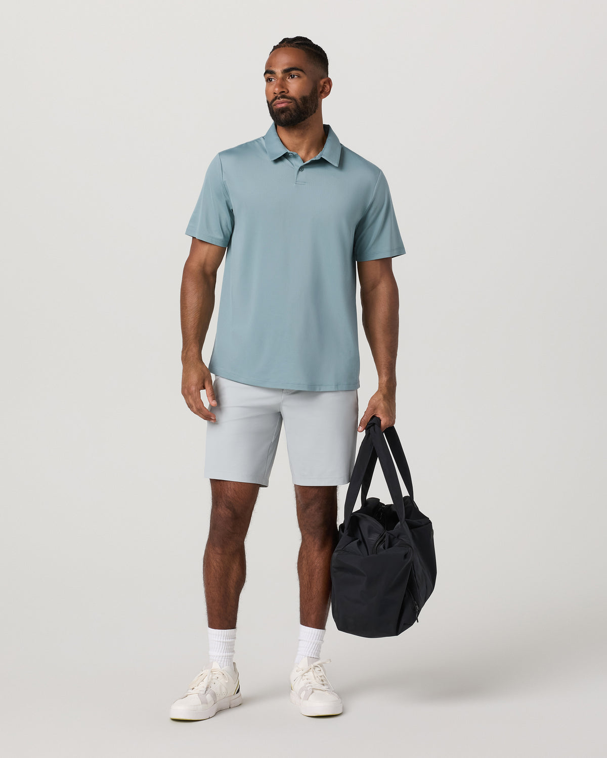 Short Sleeve Viewpoint Polo 2.0 Men's Mist Polo Shirt | Vuori sale - US 4694
