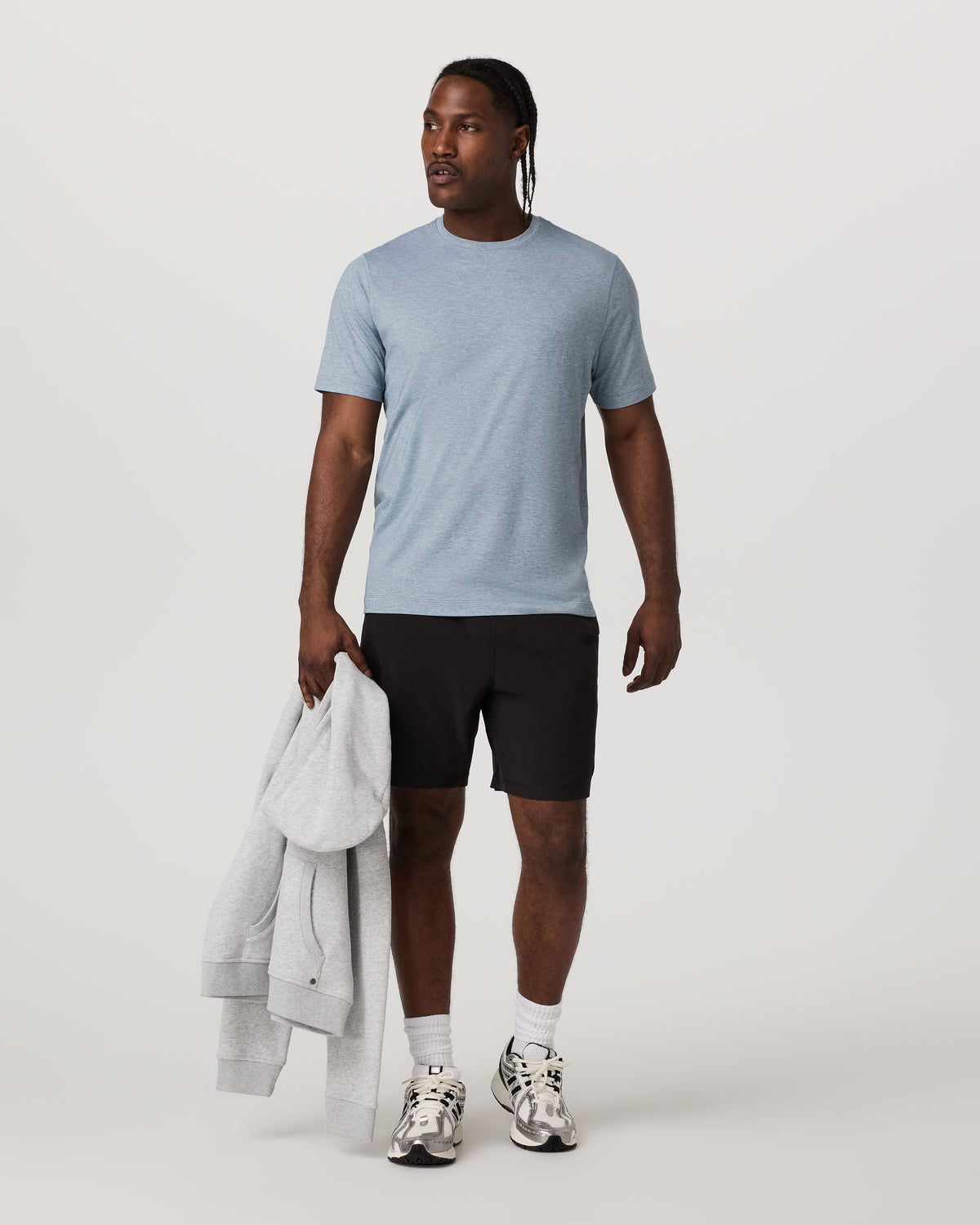 Short Sleeve Everyday Tee Men's Sea Glass Heather Tee | Vuori for sale - US 8036