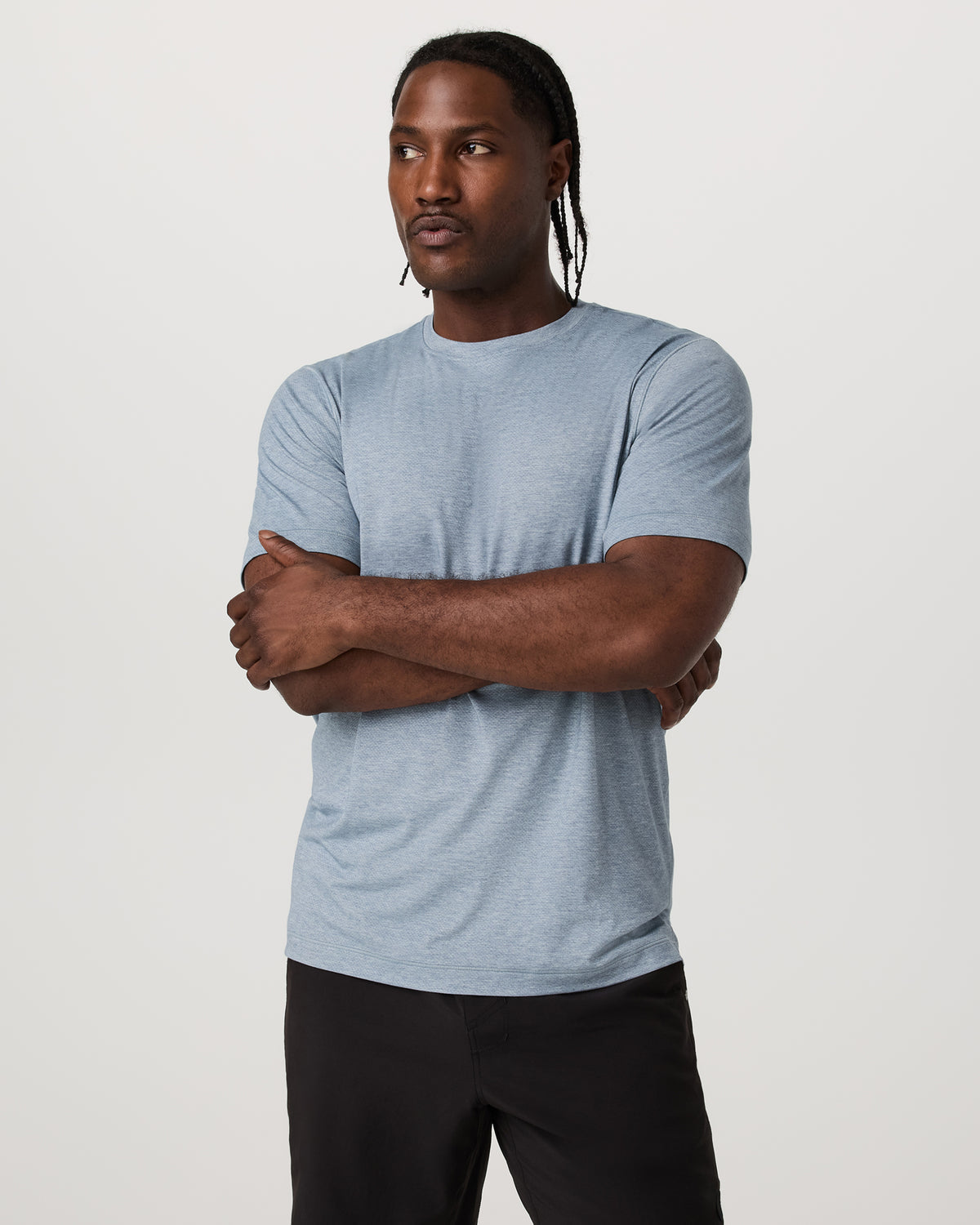 Short Sleeve Everyday Tee Men's Sea Glass Heather Tee | Vuori for sale - US 8036