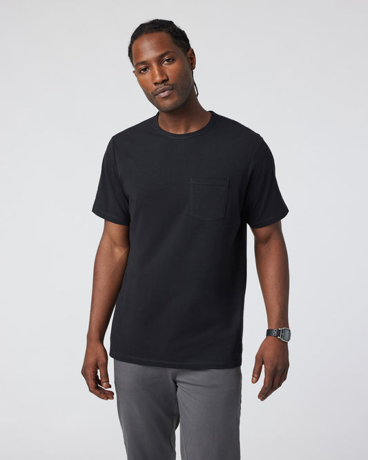 Men's Feather Pocket Tee Black Short-Sleeve Tee | Vuori outlet - US 8447