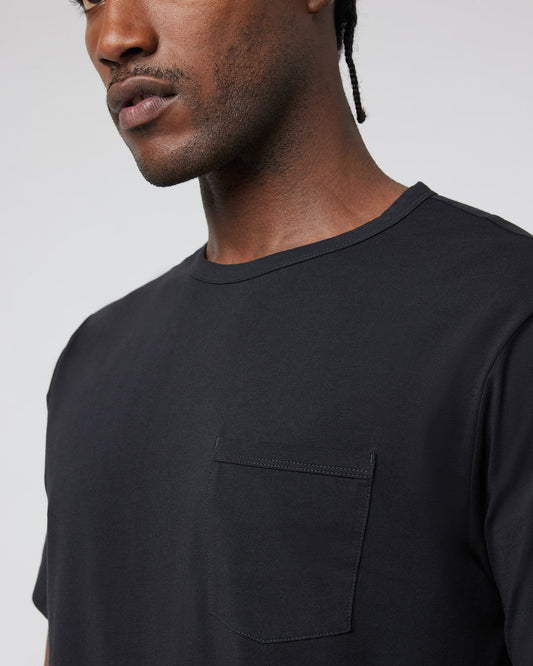 Men's Feather Pocket Tee Black Short-Sleeve Tee | Vuori outlet - US 8447
