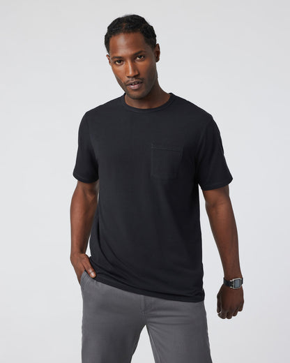 Men's Feather Pocket Tee Black Short-Sleeve Tee | Vuori outlet - US 8447