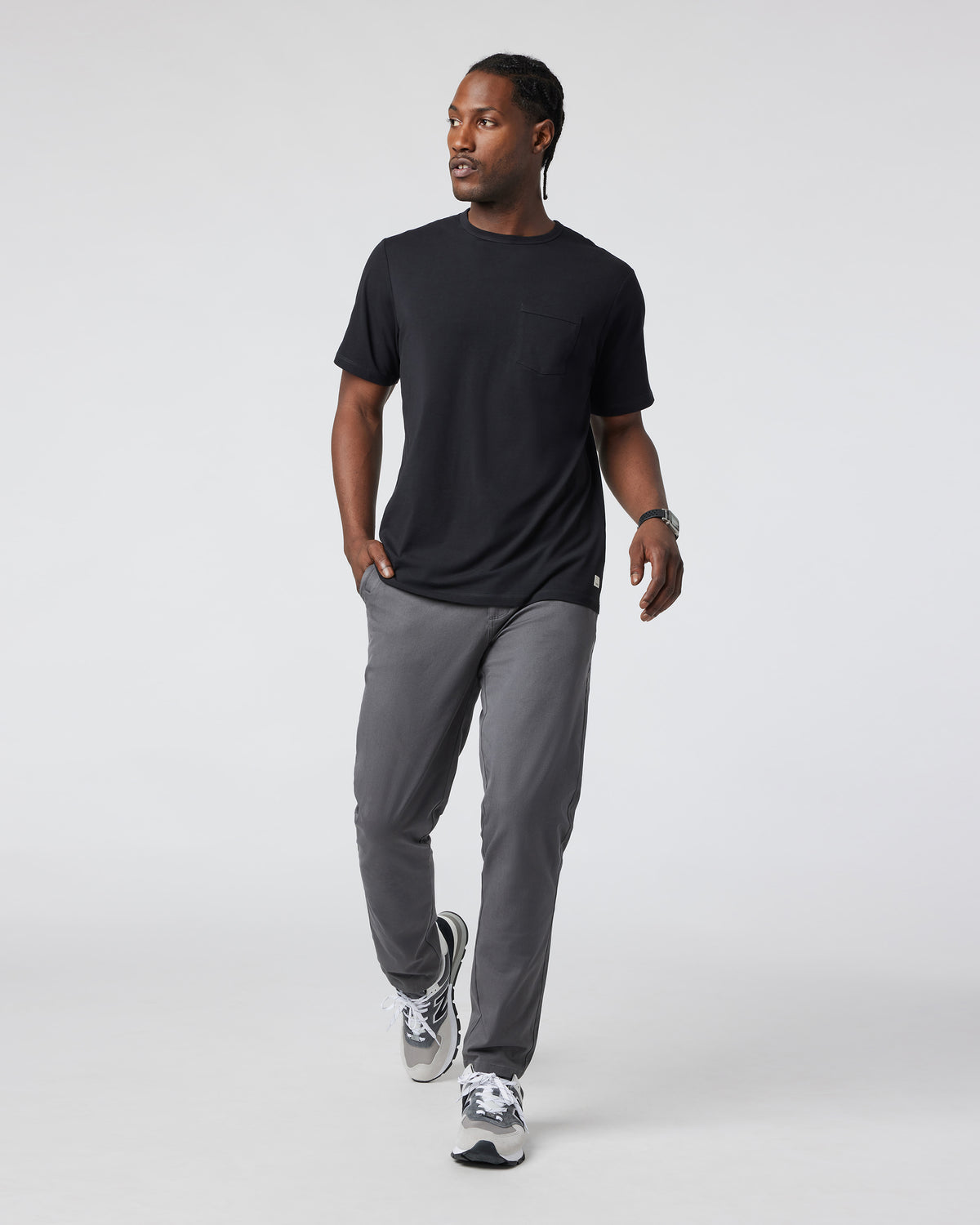 Men's Feather Pocket Tee Black Short-Sleeve Tee | Vuori outlet - US 8447