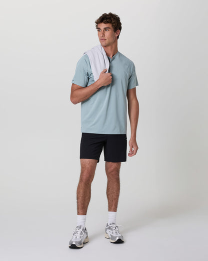 Short Sleeve Viewpoint Henley Mist | Vuori shop - US 9279