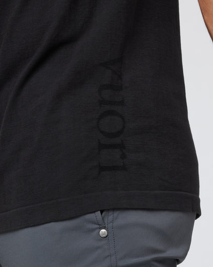 Weston Seamless Tee Men's Black Short Sleeve Tee | Vuori sale - US 5390