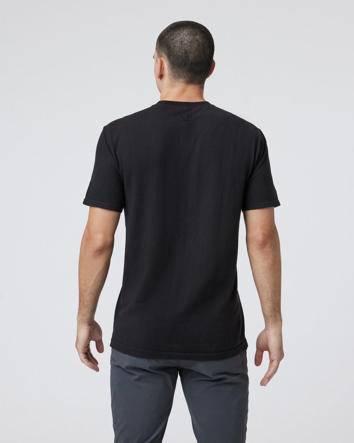 Weston Seamless Tee Men's Black Short Sleeve Tee | Vuori sale - US 5390