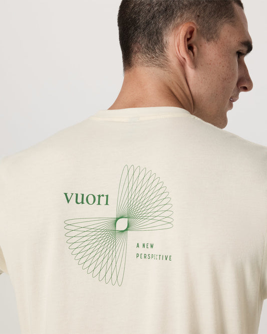 Vortex Tee Men's Natural Performance T-Shirt | Vuori discount - US 8975