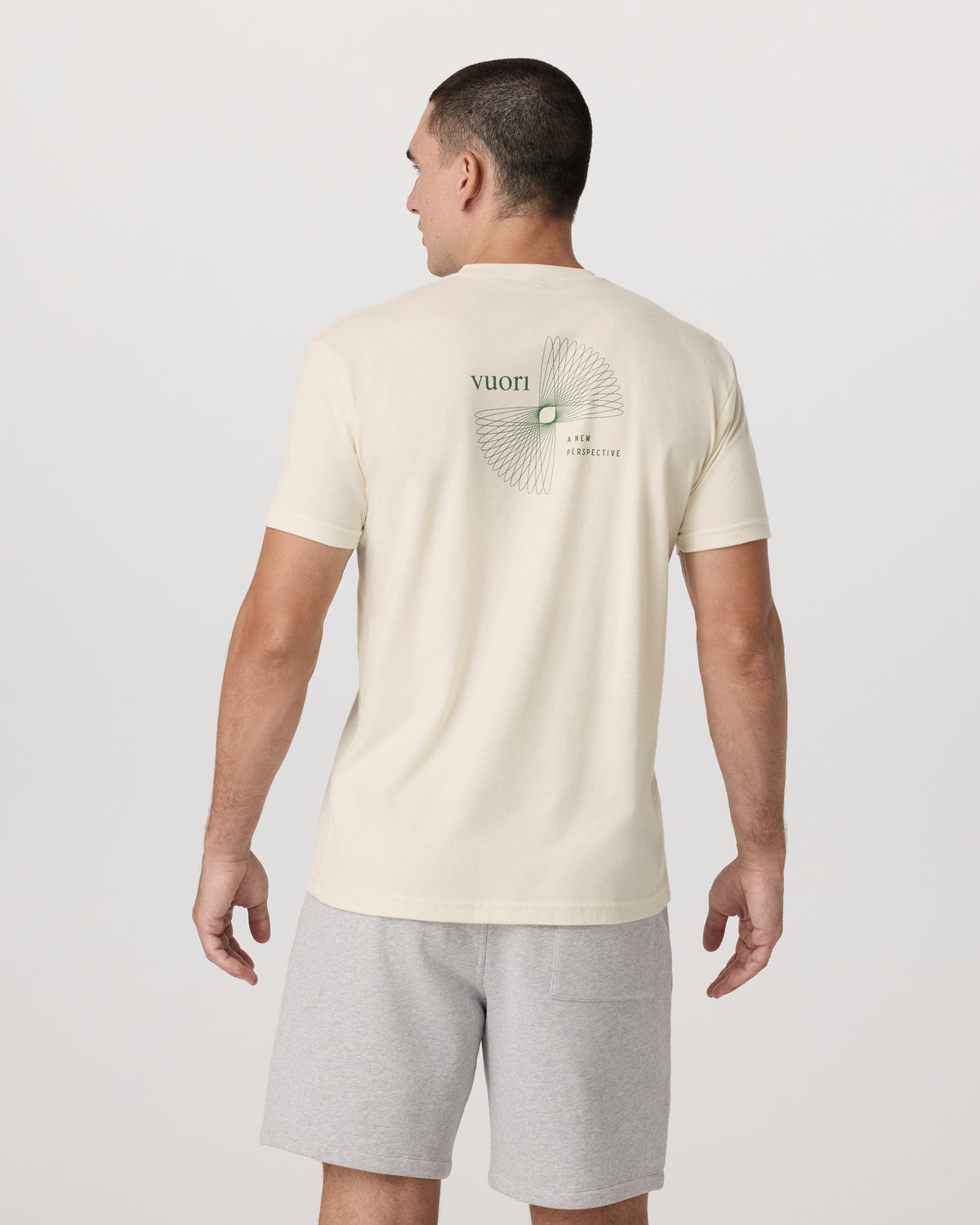 Vortex Tee Men's Natural Performance T-Shirt | Vuori discount - US 8975