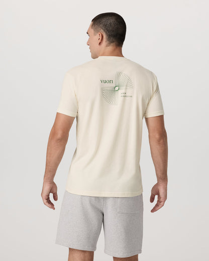 Vortex Tee Men's Natural Performance T-Shirt | Vuori discount - US 8975