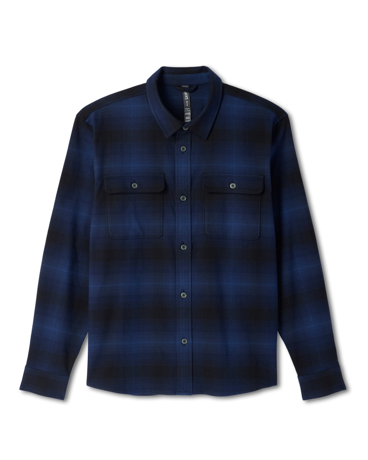 Long Sleeve Flannel Button Down Men's Blue Coast Shirt | Vuori sale - US 9190