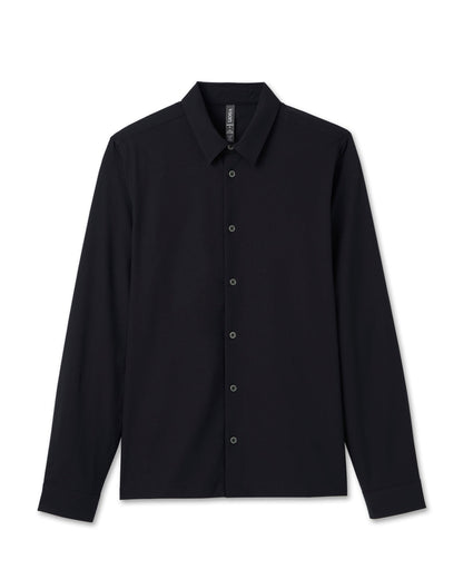 Long Sleeve Manhattan Button Down Men's Black Shirt | Vuori onsale - US 6019