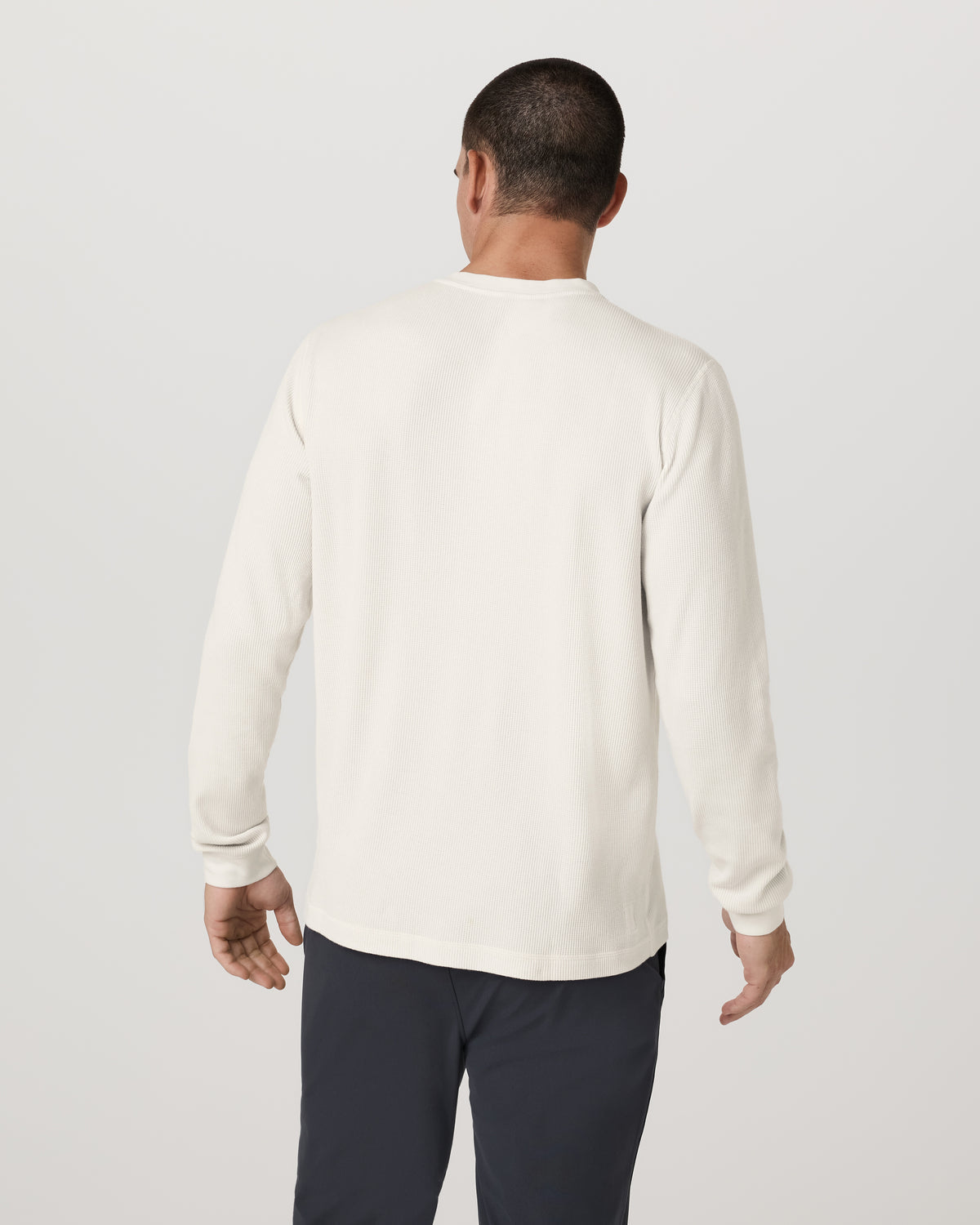 Waffle Henley Men's Marshmallow Henley Top | Vuori outlet - US 6241