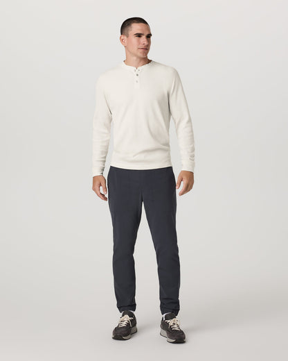 Waffle Henley Men's Marshmallow Henley Top | Vuori outlet - US 6241