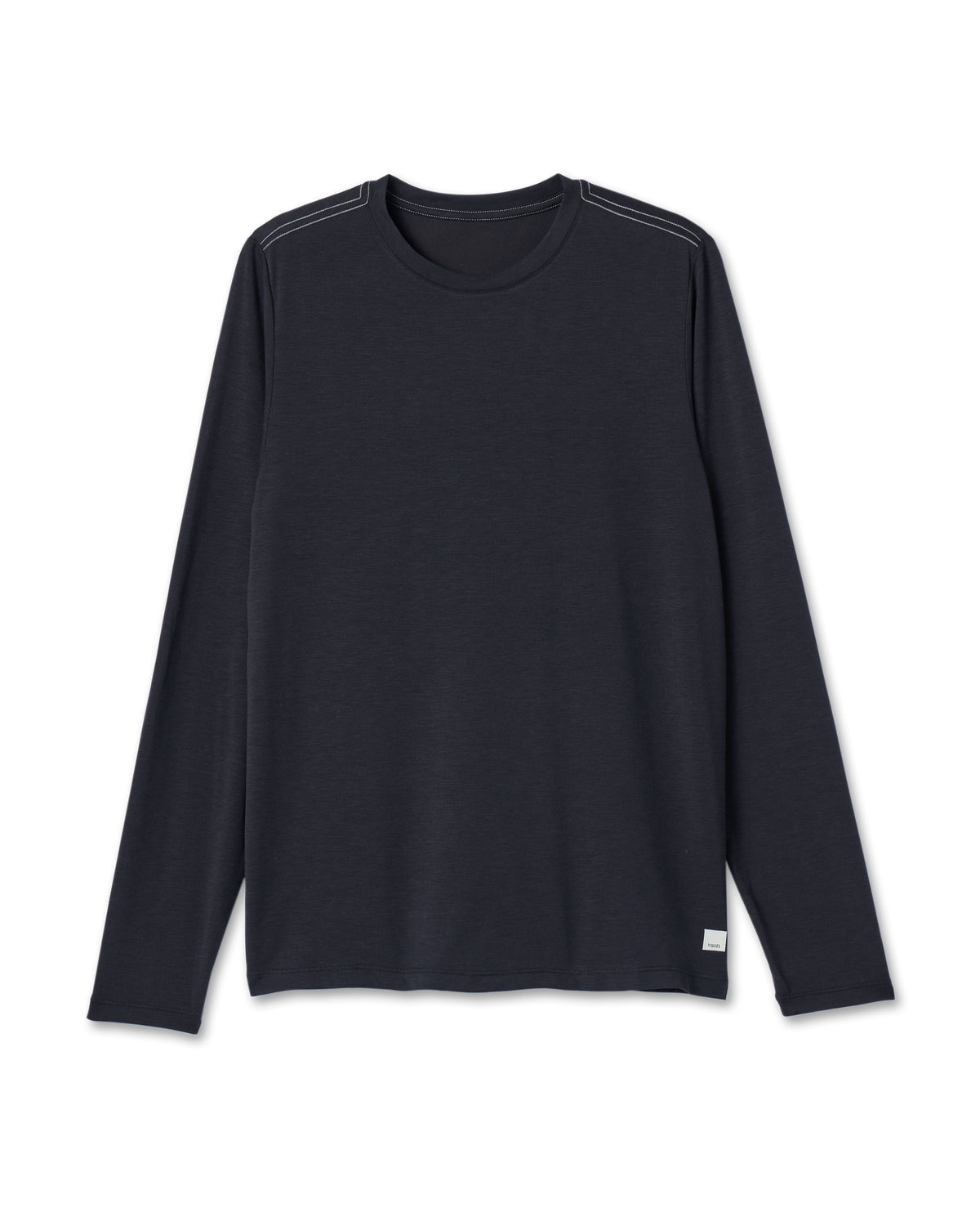 Long Sleeve Current Tech Tee Black T-Shirt | Vuori onsale - US 7875