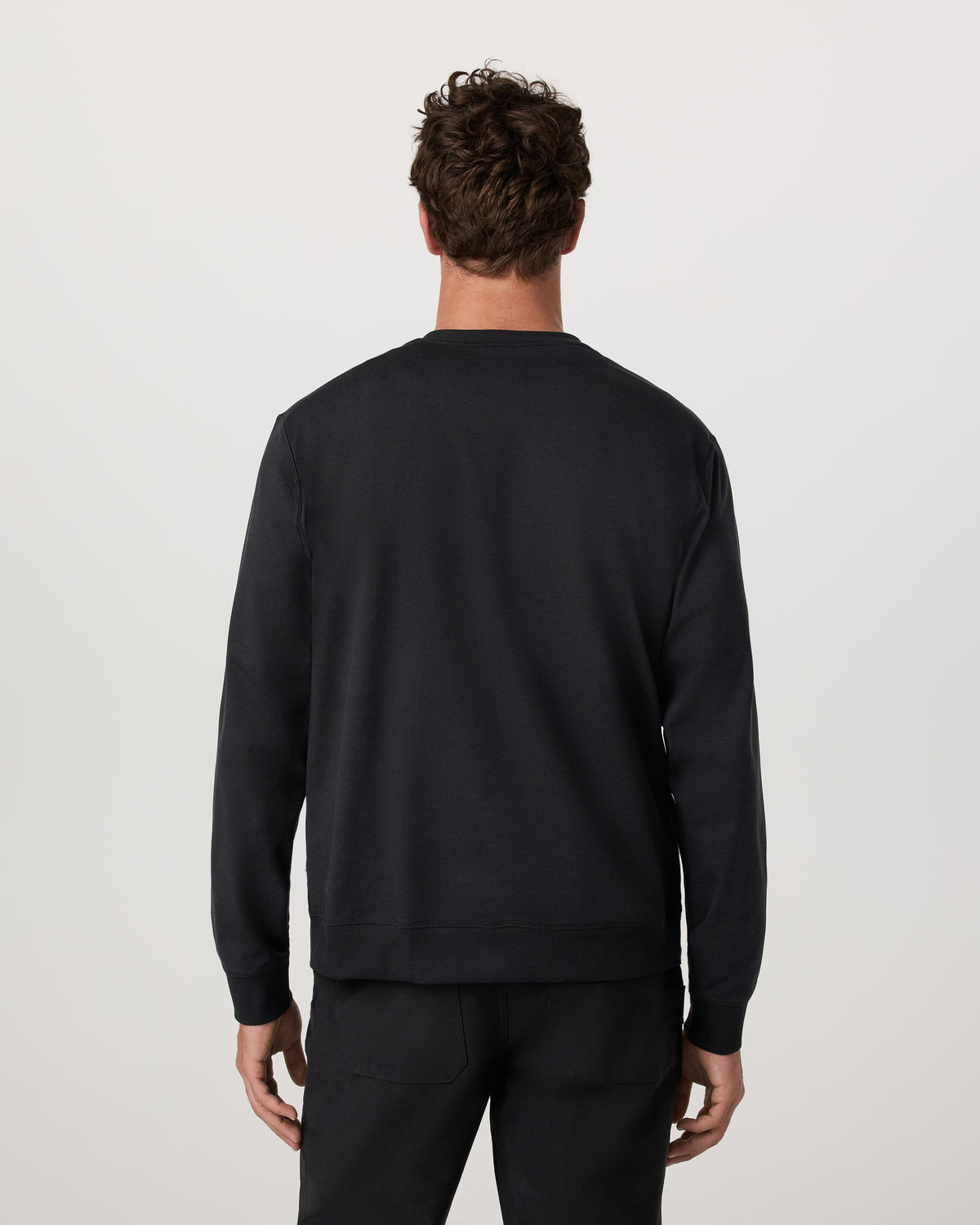 Long Sleeve Coronado Henley - Relaxed Black Heather | Vuori for sale - US 3724