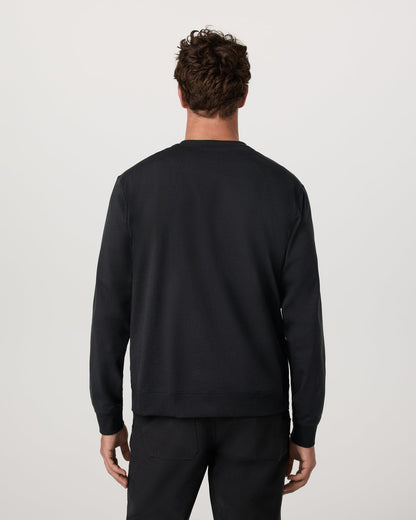 Long Sleeve Coronado Henley - Relaxed Black Heather | Vuori for sale - US 3724