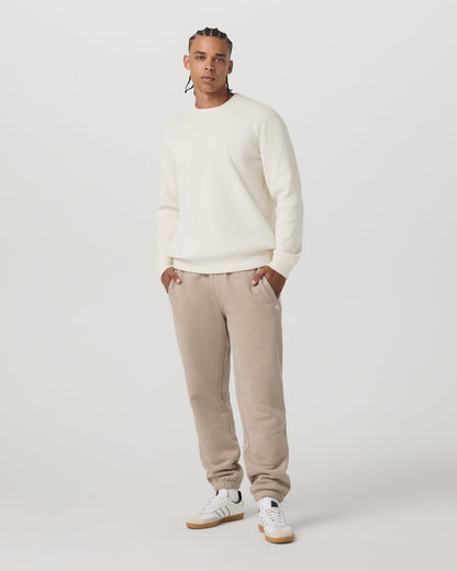 Midweight Rib Sweater Men's Ivory Ribbed Knit Sweater | Vuori online - US 6262